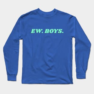 EW. BOYS. Version: Mint Long Sleeve T-Shirt